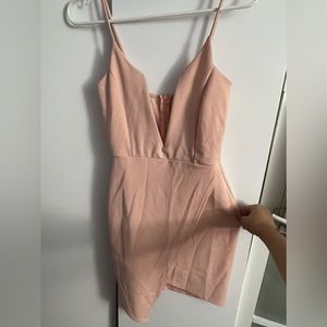 Blush pink fashion nova dress